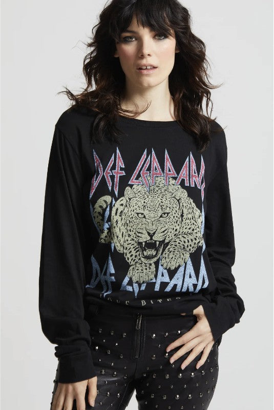 Recycled Karma Def Leppard Love Bites Long Sleeve Tee