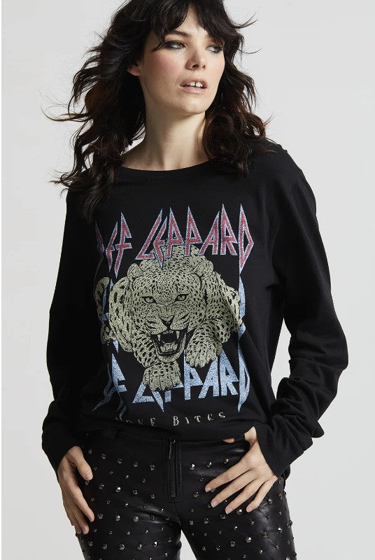 Recycled Karma Def Leppard Love Bites Long Sleeve Tee