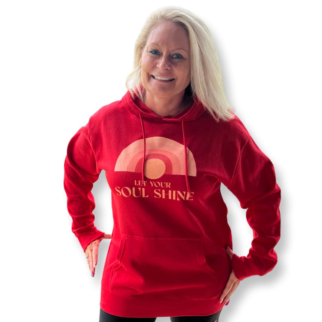 Let your soul shine lightweight fleece sweatshirt