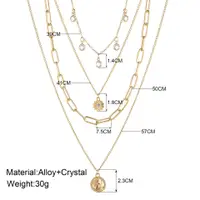 Temperament Personality Chain Multi-layered Necklace